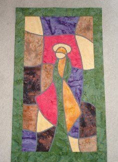 Quilt: Mary in Green